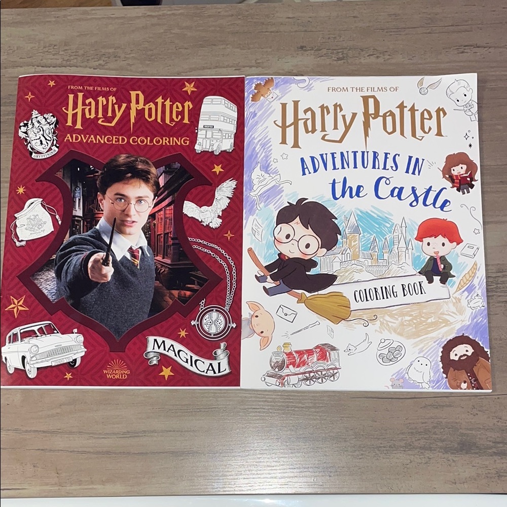 🏝️🎉Harry Potter Advanced Coloring Book Bundle